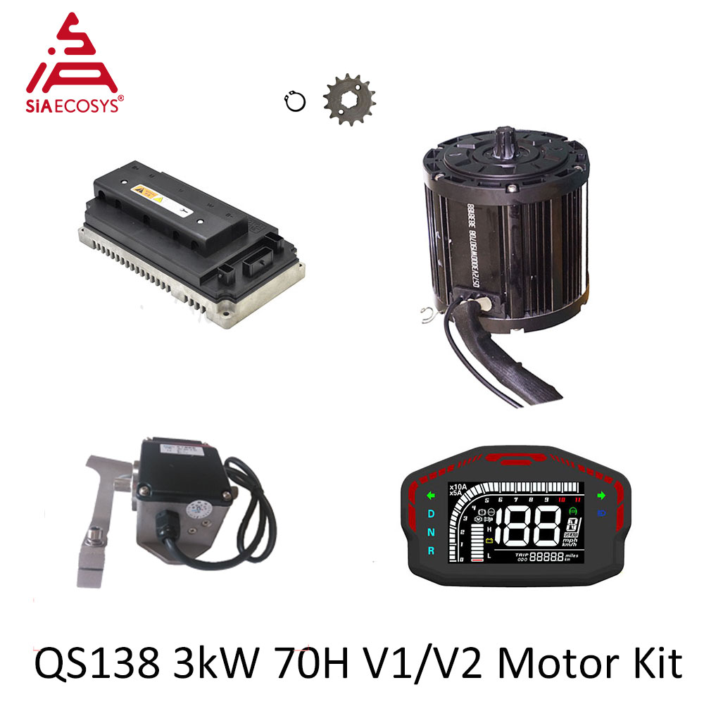 Fardriver Nd72850 Controller - QSMOTOR QS138 3000W 72V มิดไดรฟ์มอเตอร์ชุด EM150SP