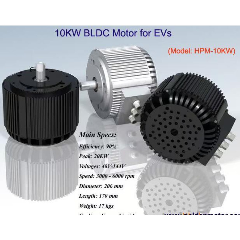 Water Cooled Bldc Motor 10Kw - มอเตอร์ BLDC10KW 10kW แบบระบายความร้อนด้วยน้ำ, มอเตอร์ BLDC-Y55HQ-48V