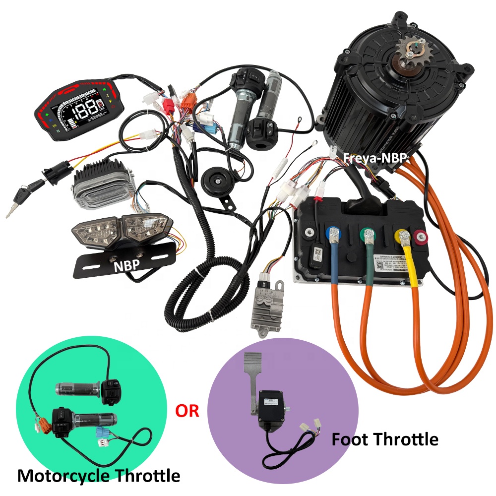 Fardriver Nd72850 Controller - ชุดมอเตอร์ขับเคลื่อนกลาง QS180 72-96V 8000W พร้อมตัวเข้ารหัส Fardriver