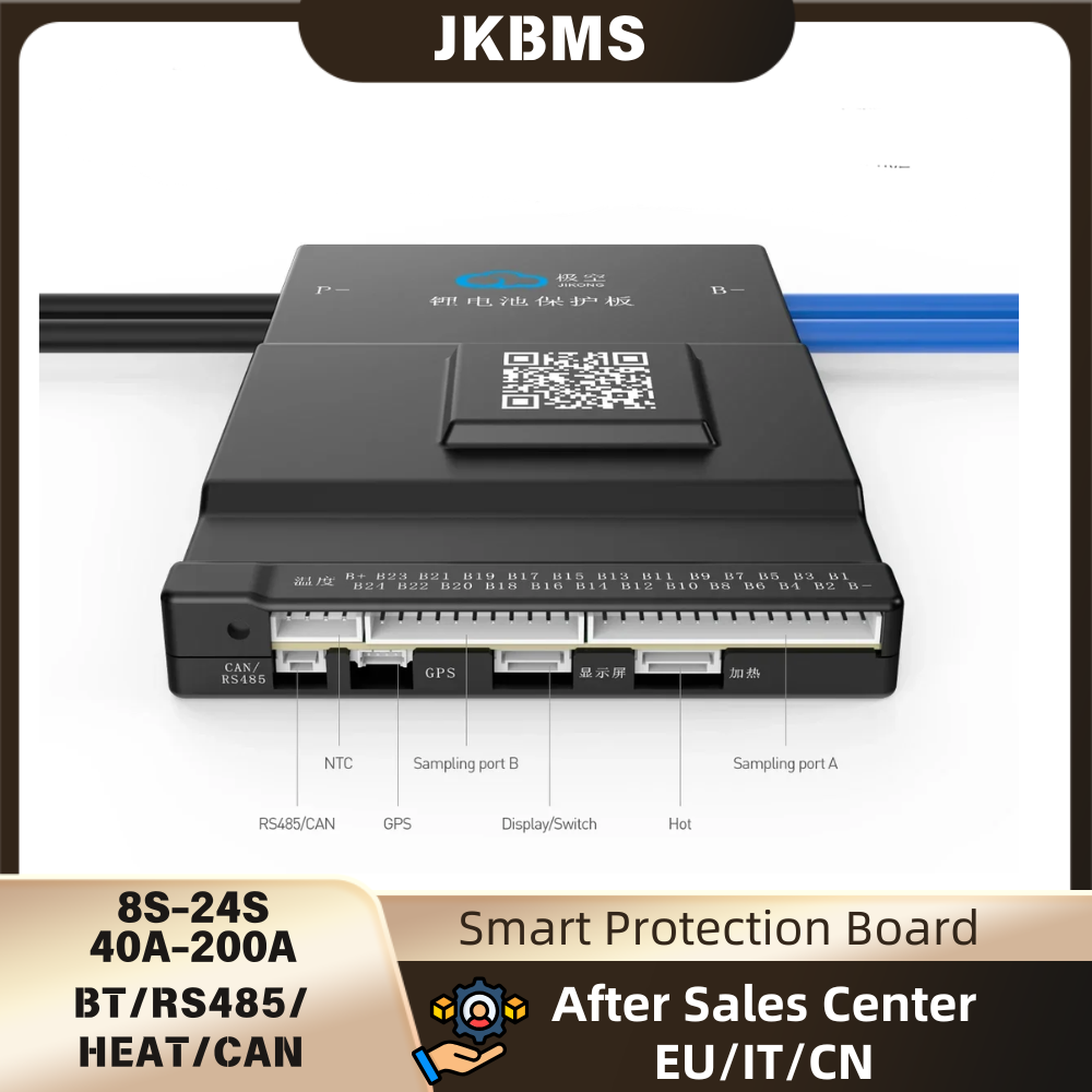 Smart Bms 24S 200A Bluetooth Lifepo4 - JK-BMS สมาร์ทบลูทูธ แอคทีฟ บาลานซ์ แบตเตอรี่ Li-Ion