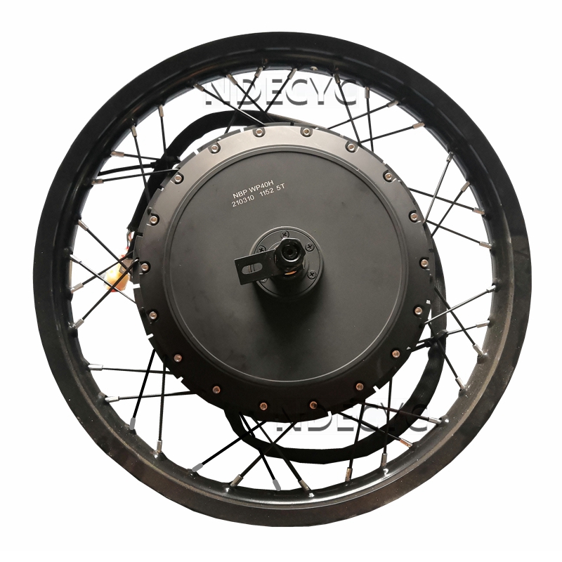 Qs Motor 273 8000W Hub Motor - มอเตอร์ไฟฟ้าสำหรับจักรยานยนต์ NBpower/QS V3 273 40H ขนาด