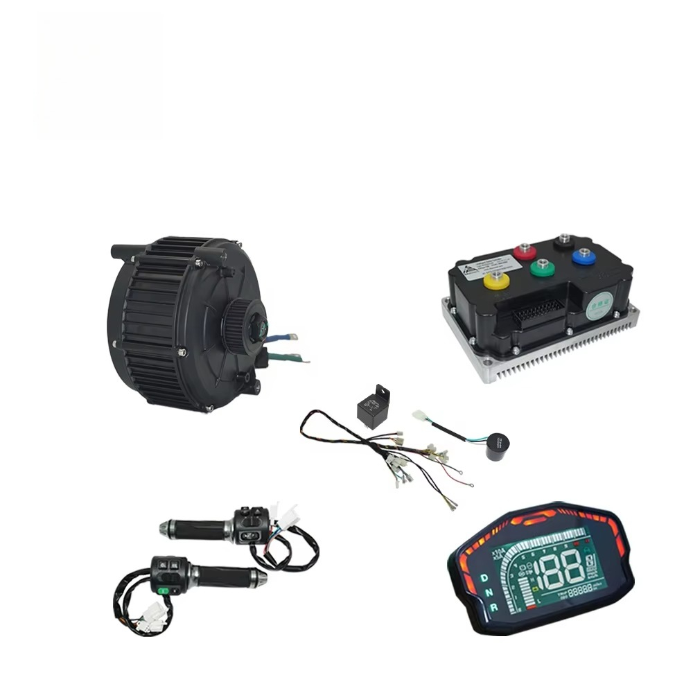 Mid Drive Motor Kit 72V 5000W - ขายดี: ชุดมอเตอร์ขับเคลื่อนกลาง QS165 V2 35H 5000W