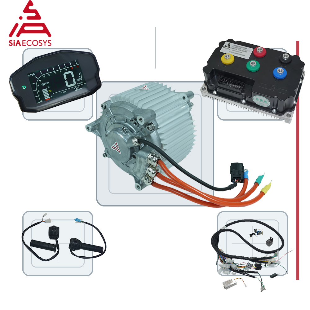 Mid Drive Motor Kit 72V 5000W - ชุดมอเตอร์ขับเคลื่อนกลาง SiAECOSYS SIASZD142A-67 กำลัง 5000 วัตต์