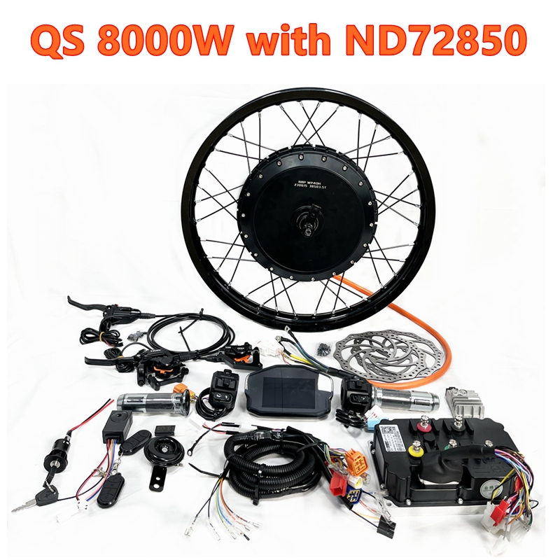 Fardriver Nd72850 Controller - ชุดมอเตอร์ฮับไร้แปรงถ่าน QS273 40H V3 Peak 8000W
