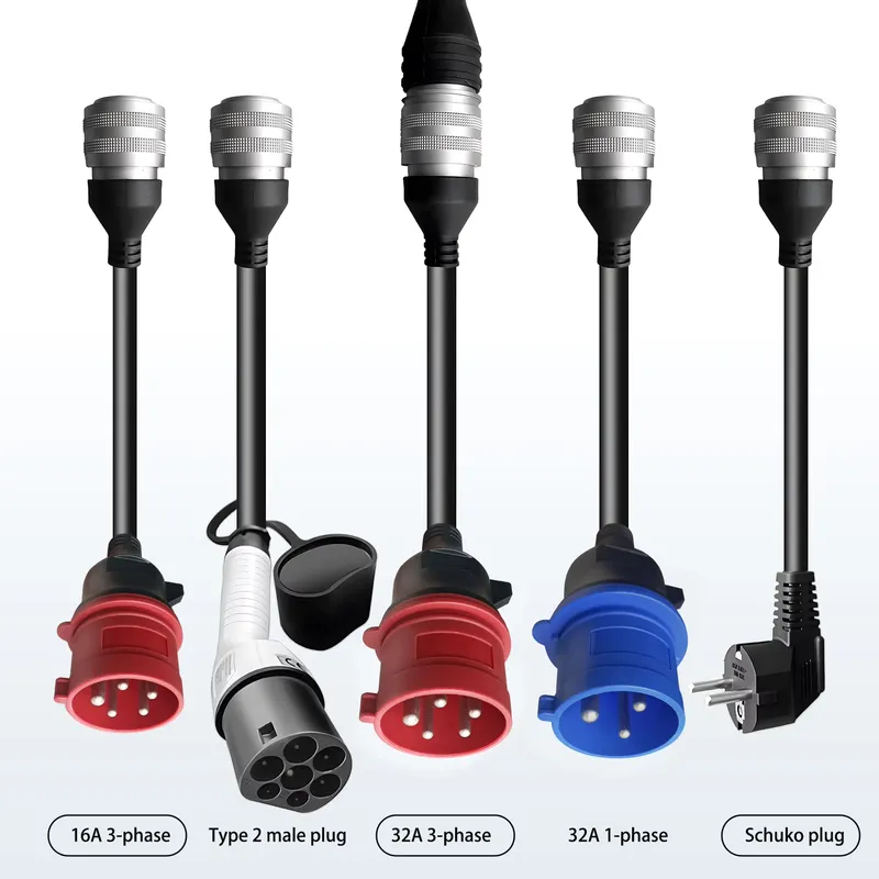 เครื่องชาร์จรถยนต์ไฟฟ้าแบบพกพา - Ev Charger Type 2 22Kw 32A 3 Phase บทวิจารณ์และราคา