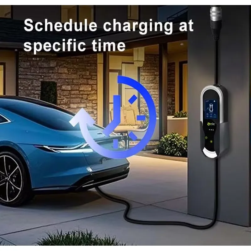 เครื่องชาร์จรถยนต์ไฟฟ้าแบบพกพา - Ev Charger Type 2 22Kw 32A 3 Phase บทวิจารณ์และราคา