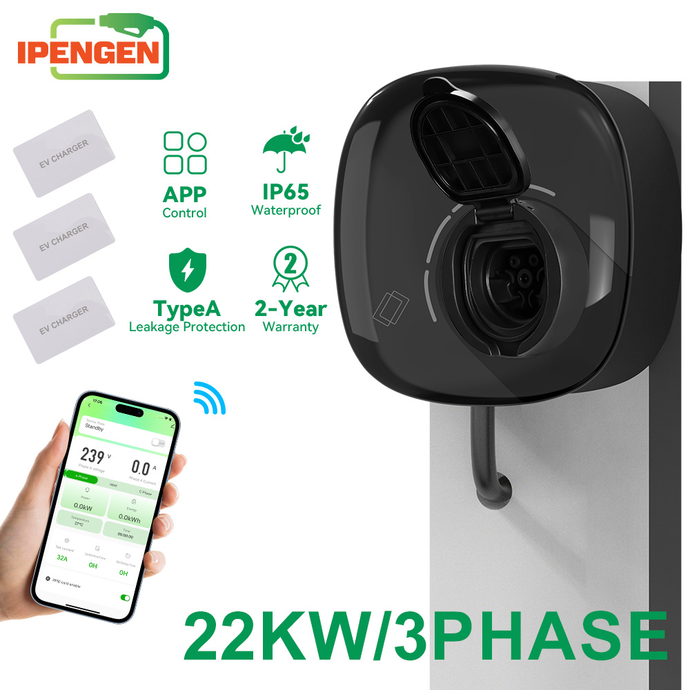 IPENGEN 22KW Type2 เครื่องชาร์ - Ev Charger Type 2 22Kw 32A 3 Phase บทวิจารณ์และราคา