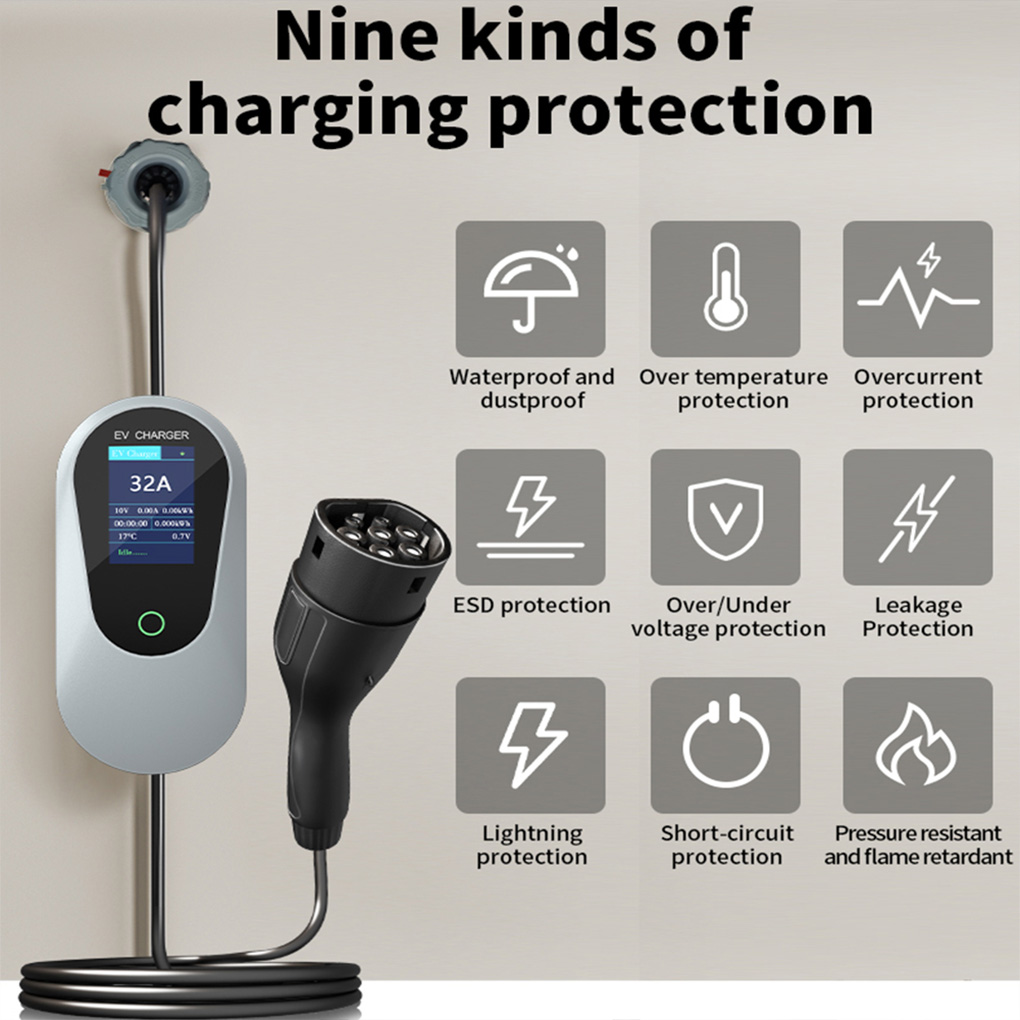 Type-2 แบบพกพา EV Charger 22KW - Ev Charger Type 2 22Kw 32A 3 Phase บทวิจารณ์และราคา