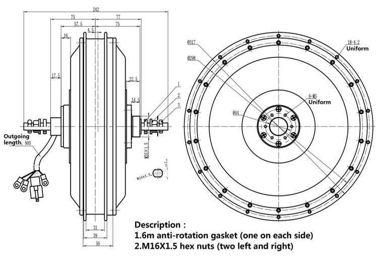 ชุดมอเตอร์จักรยานไฟฟ้า QS 273  - Qs Motor 273 8000W Hub Motor บทวิจารณ์และราคา