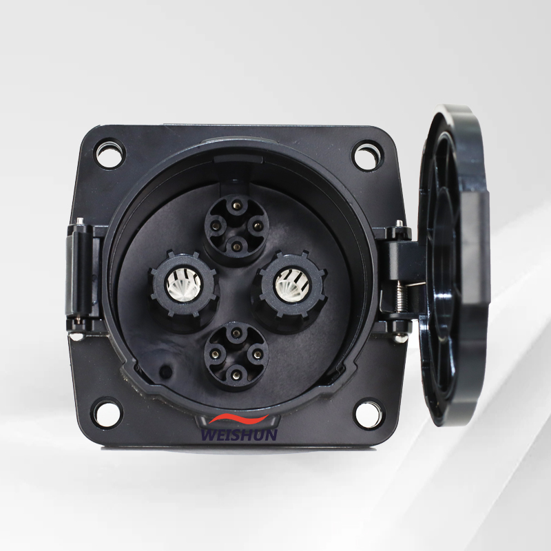 ช่องเสียบ CHAdeMO EV 80A 125A  - Chademo Inlet Socket 125A Ev บทวิจารณ์และราคา