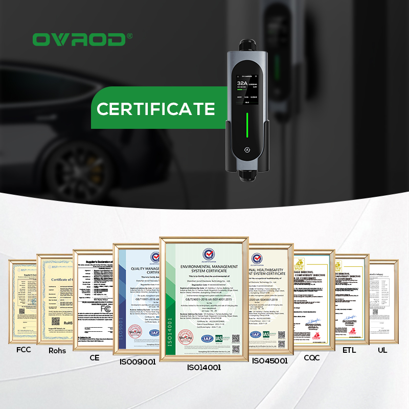 เครื่องชาร์จรถยนต์ไฟฟ้า Ovrod  - Type 2 Portable Ev Charger 11Kw Cee บทวิจารณ์และราคา