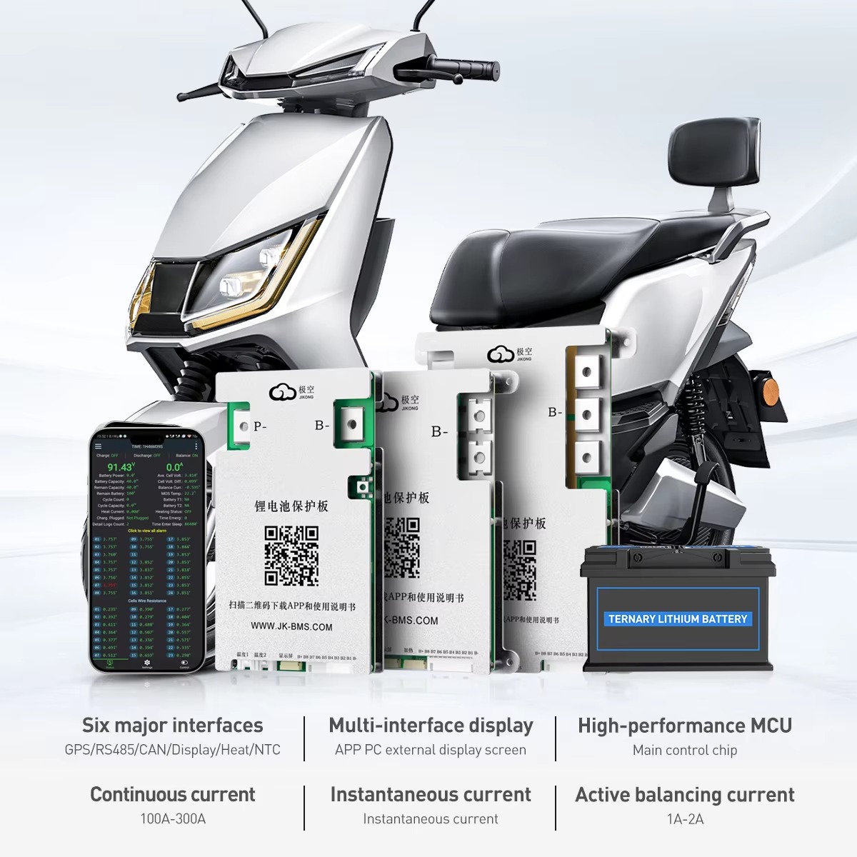JIKONG JK-B2A24S30P สมาร์ท BMS - Smart Bms 24S 200A Bluetooth Lifepo4 บทวิจารณ์และราคา
