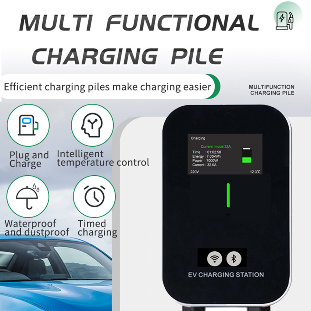 TYPE-2 Wallbox EV Charger 7KW  - Ev Charger Type 2 22Kw 32A 3 Phase บทวิจารณ์และราคา