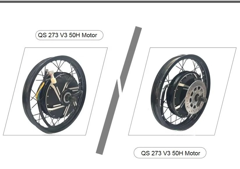 ชุดมอเตอร์สำหรับมอเตอร์ไซค์ไฟฟ - Qs Motor 273 8000W Hub Motor บทวิจารณ์และราคา