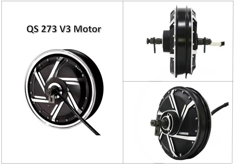 ชุดมอเตอร์สำหรับมอเตอร์ไซค์ไฟฟ - Qs Motor 273 8000W Hub Motor บทวิจารณ์และราคา