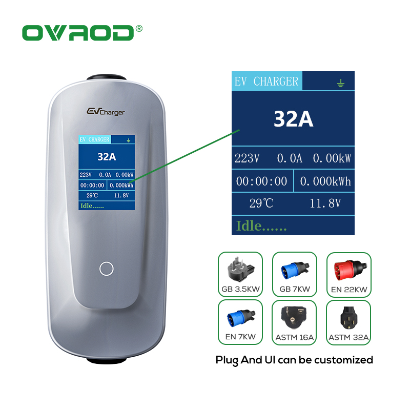 กล่องชาร์จรถยนต์ไฟฟ้า Ovrod 16 - Type 2 Portable Ev Charger 11Kw Cee บทวิจารณ์และราคา