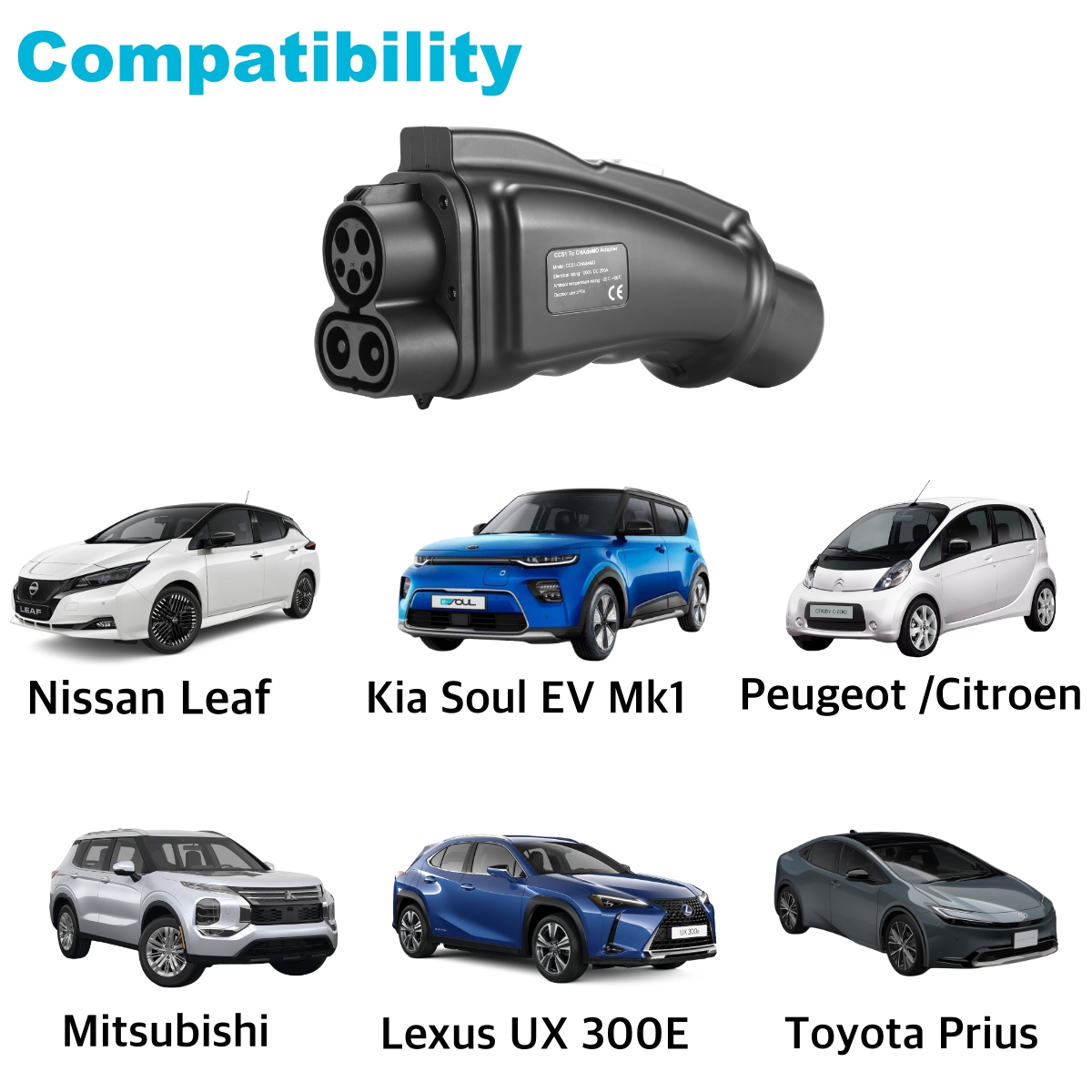 อะแดปเตอร์ชาร์จรถยนต์ไฟฟ้า EVc - Chademo To Ccs Combo 1 Adapter บทวิจารณ์และราคา