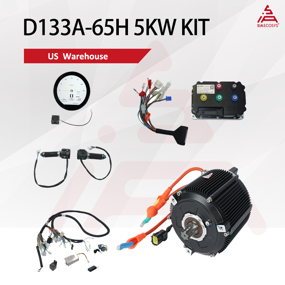 ชุดมอเตอร์ไฟฟ้าสำหรับมอเตอร์ไซ - Mid Drive Motor Kit 72V 5000W บทวิจารณ์และราคา